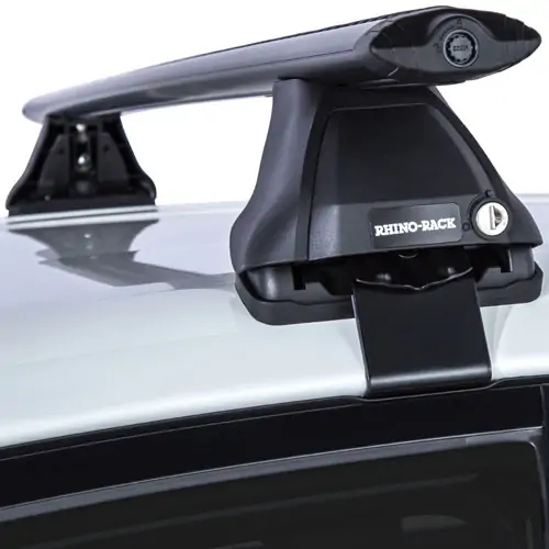 Rhino-Rack Sportz  2500 Black Car Roof Rack System for Naked Roofs 2