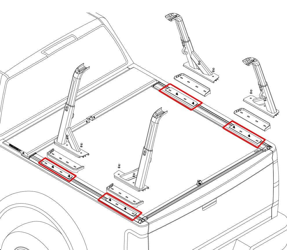 Roll-N-Lock XT Series MaxTrak Adatper Kit